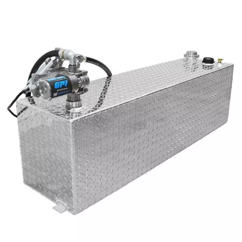 RDS 50 Gallon Aluminum DOT Certified Tank with 8 GPM Transfer Pump