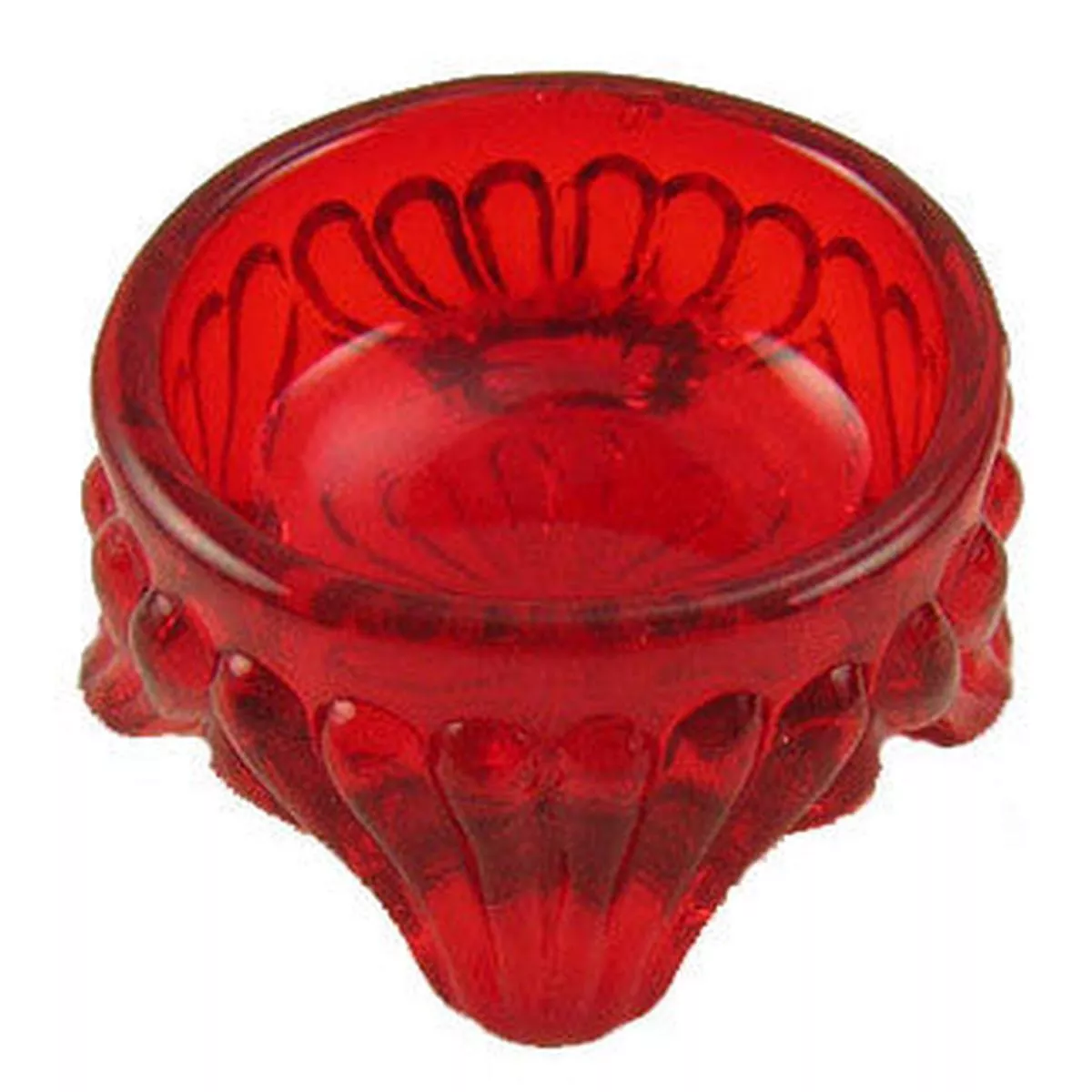 Salt Cellars – Cambridge Bennet Ruby Red Caprice Salt Cellar