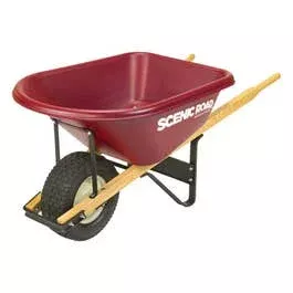 Scenic Road Manufacturing M6 – 1T Wheelbarrow – 6 Cu. Ft