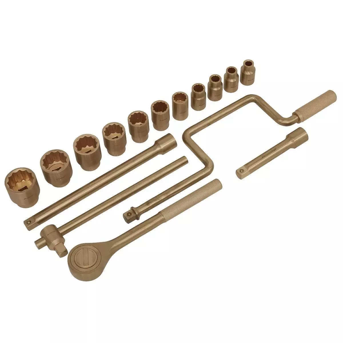 Sealey Premier Socket Set 17pc 1/2″Sq Drive – Non-Sparking