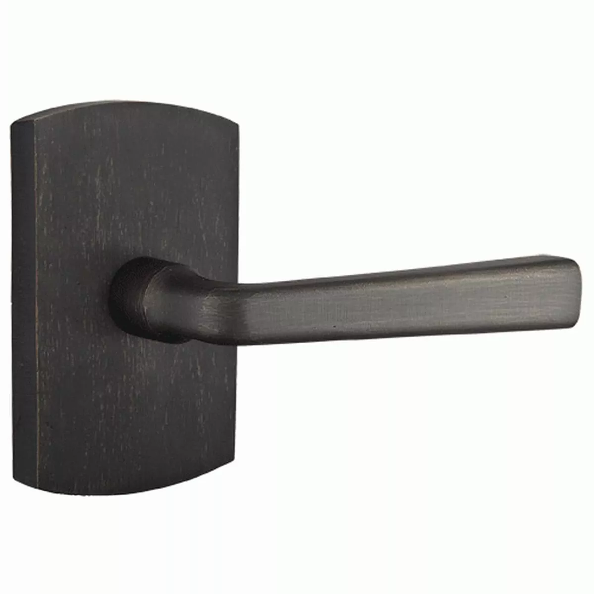 Solid Brass Sandcast Cimarron Lever With Rounded Rectangular Rosette – Double Dummy | Left Handed