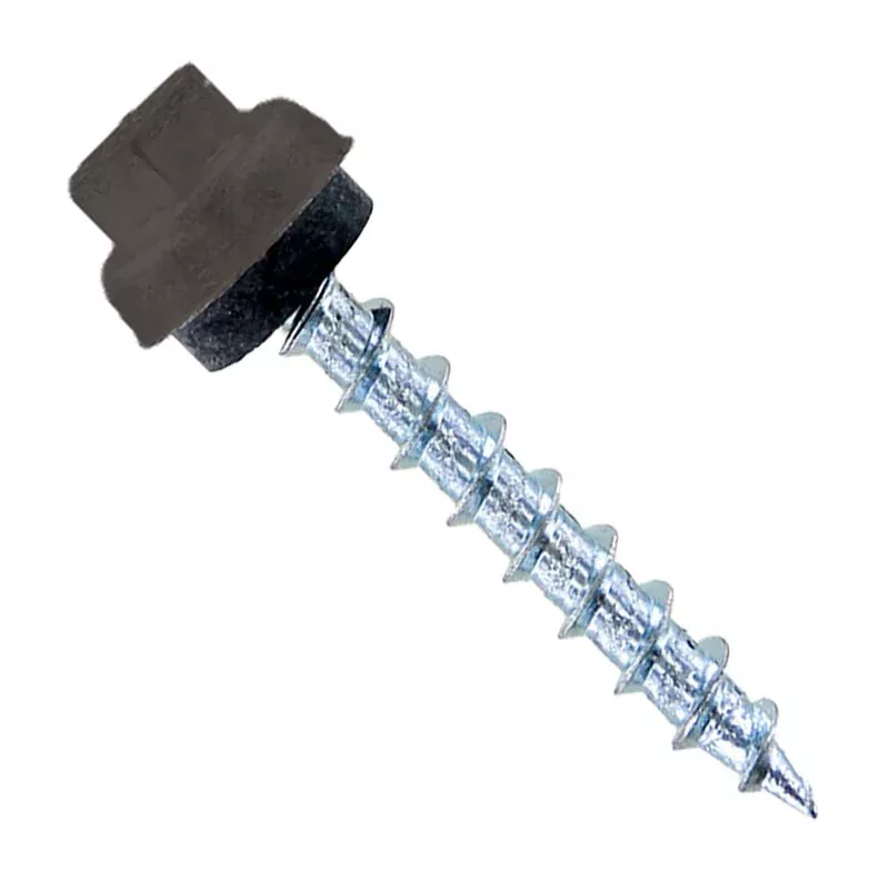 ST Fastening #12 X 1-1/2″ ZXL Type 17 Woodbinder Metal Roofing Screw For OSB – Brown | Qty. 120,000 (Pallet)