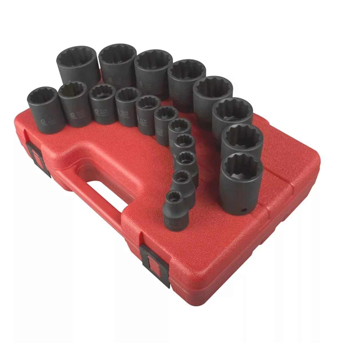 Sunex 2819 19-Piece 1/2 In. Drive 12-Point Fract