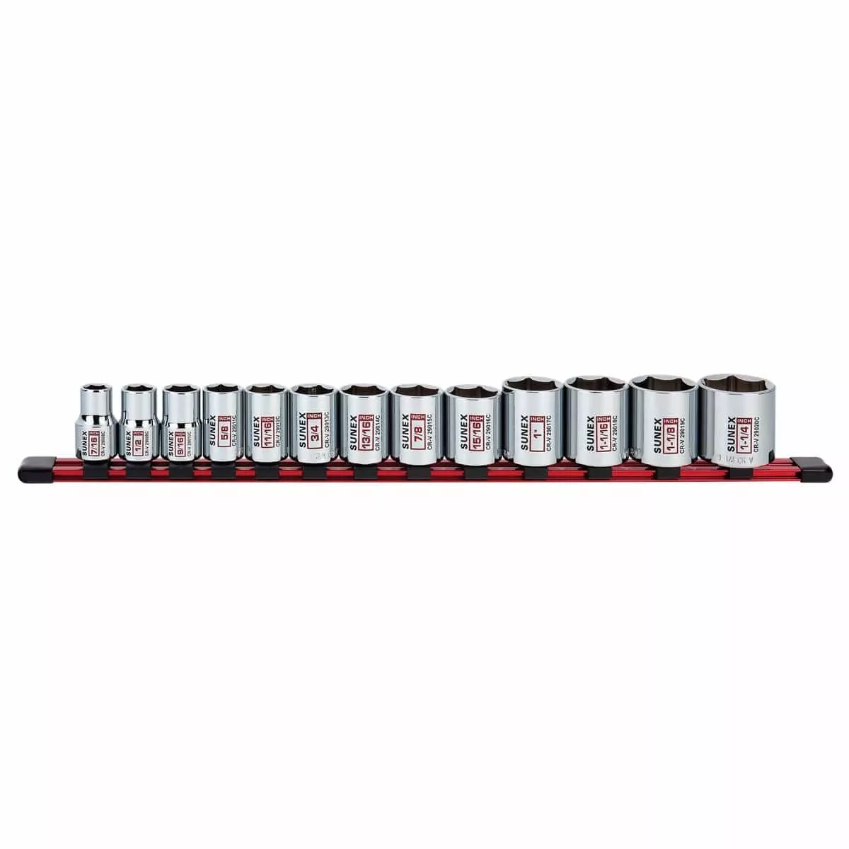 Sunex 29002C 13-Piece 1/2 In. Drive Fractional Sae