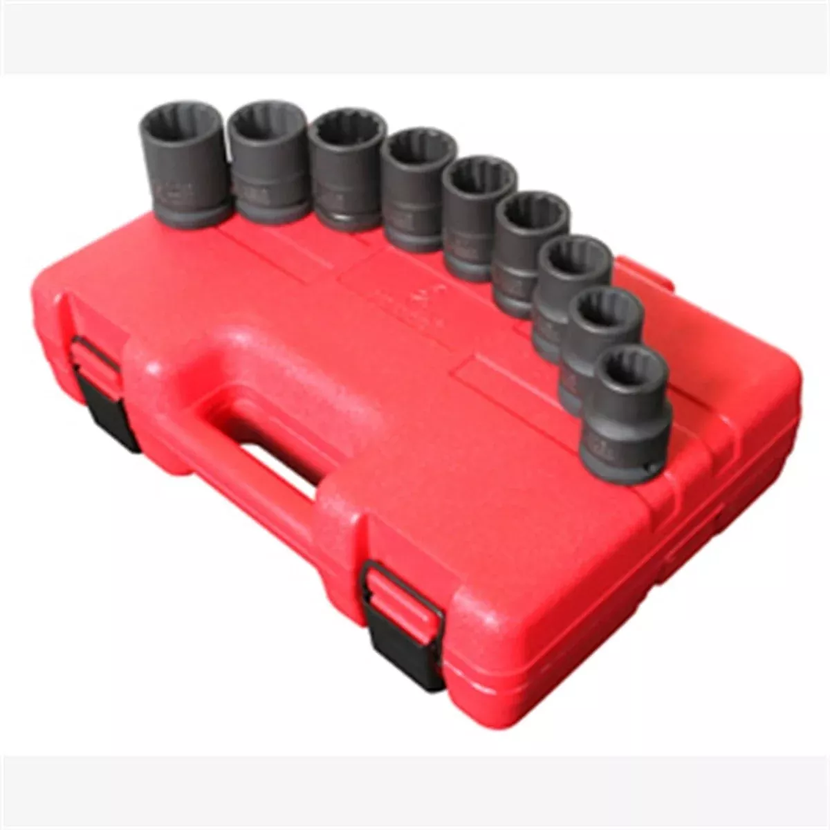 Sunex 4687 Thin Wall Socket 9 Pc Set