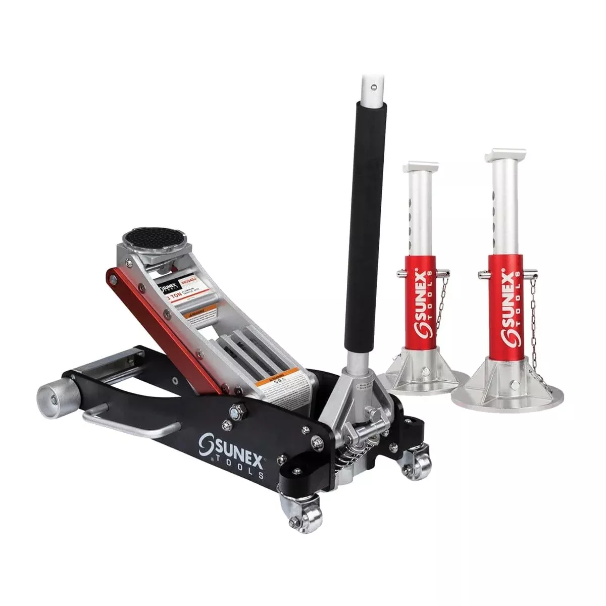 Sunex 6603ASJPK 3 Ton Aluminum Jack Pack