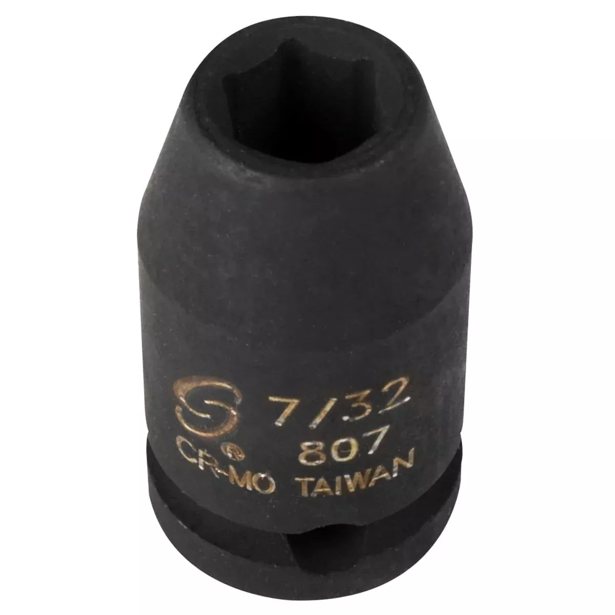 Sunex 807 Soc 7/32 1/4D Imp 6Pt Blk
