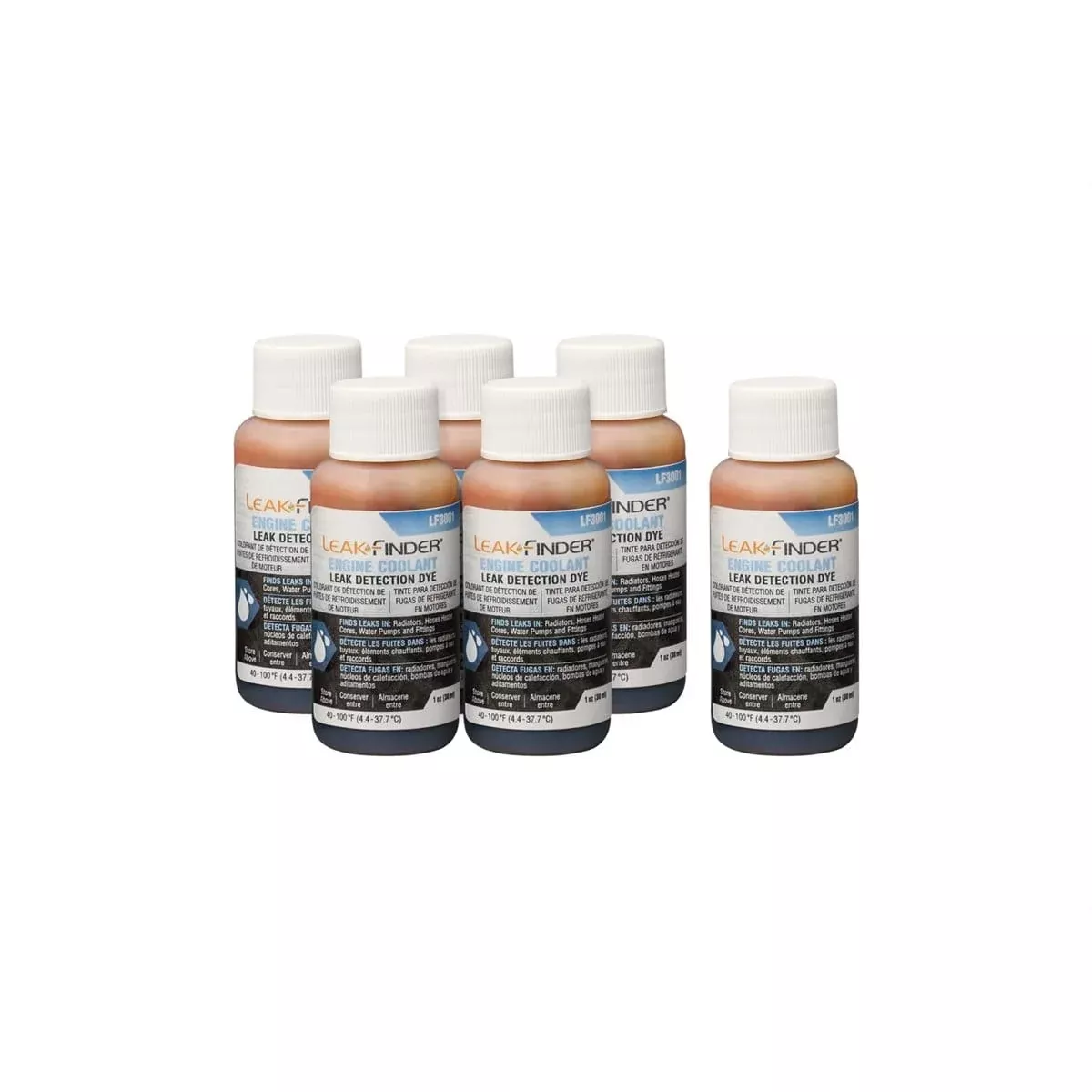Tracer Products LF3001CS Leakfinder 1-Oz (30 Ml) Bottle, Engine Coolant Dye