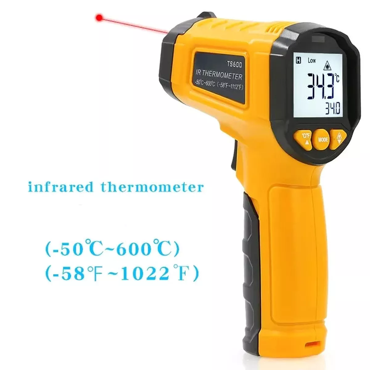 TS380 Infrared Non-Contact Thermometer Handheld Industrial High-Precision Electronic Temperature Gauge TS600 – ts600
