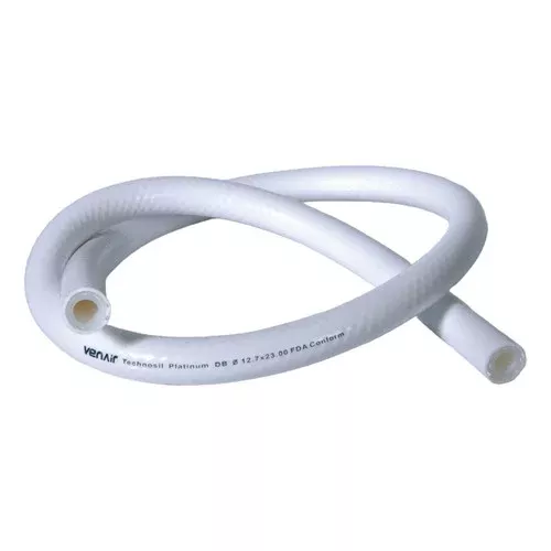 Venair Technosil DB 1 in. Silicone Hose 15 ft. w/ Tri-Clamp Ends