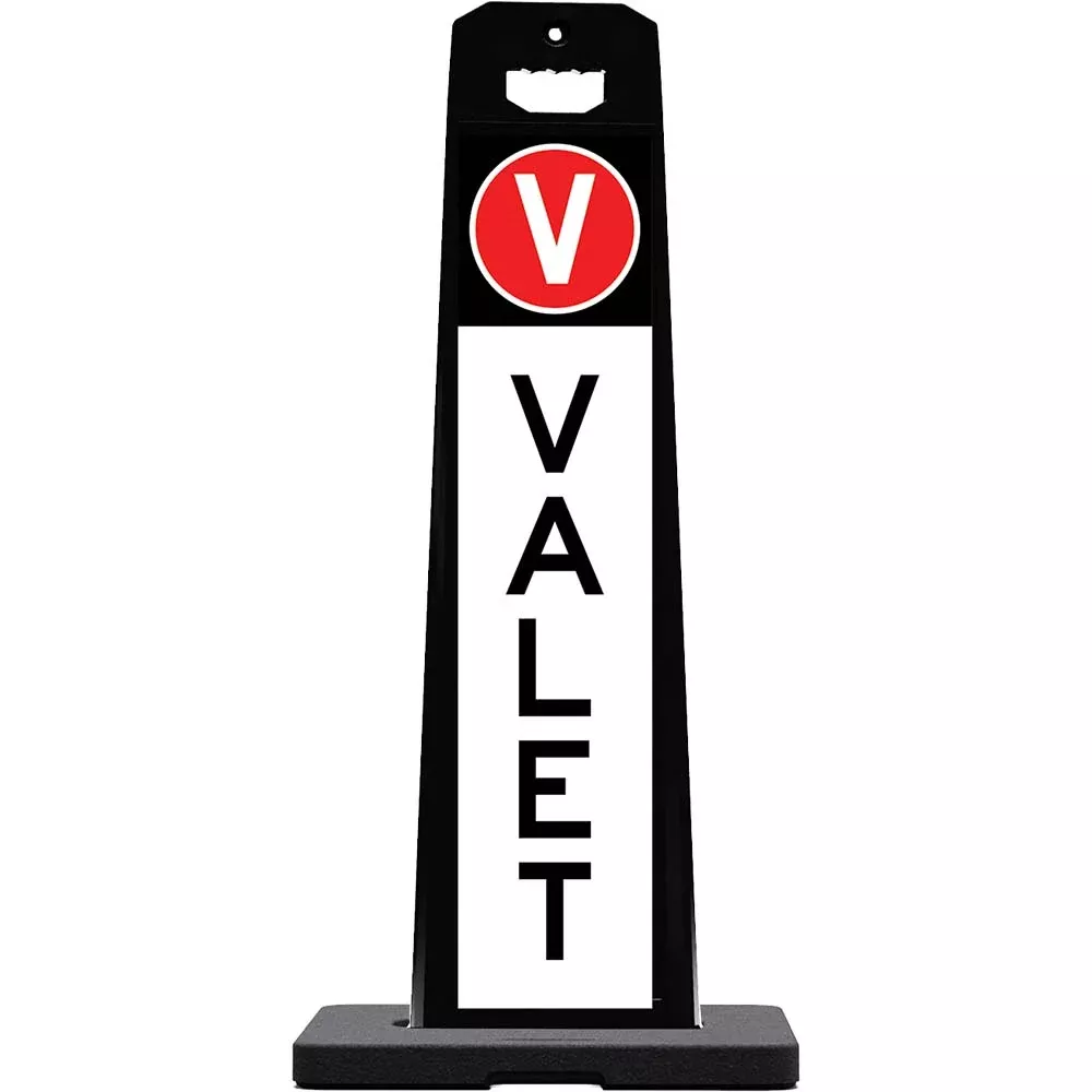 Vertical Panel 45″ Valet Parking Sign (VALET)