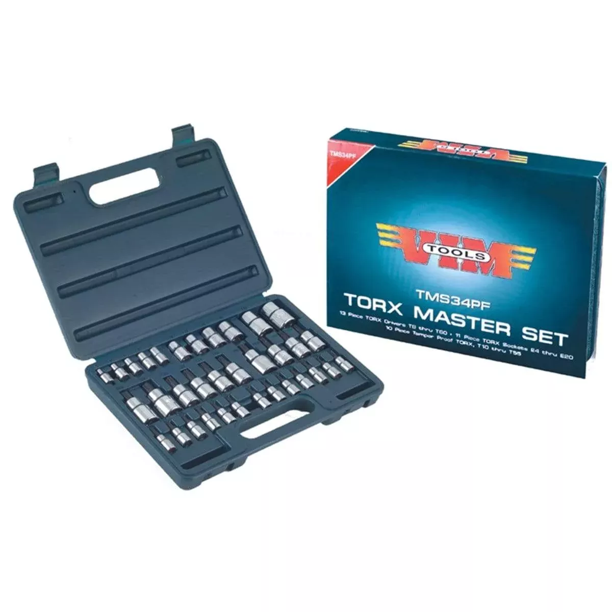 Vim Products TMS34PF Torx Master Set 34Pc