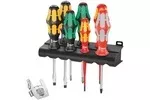 Wera 05138710001 8 Piece Kraftform Kompakt Heavy Metal 3 Screwdriver Set