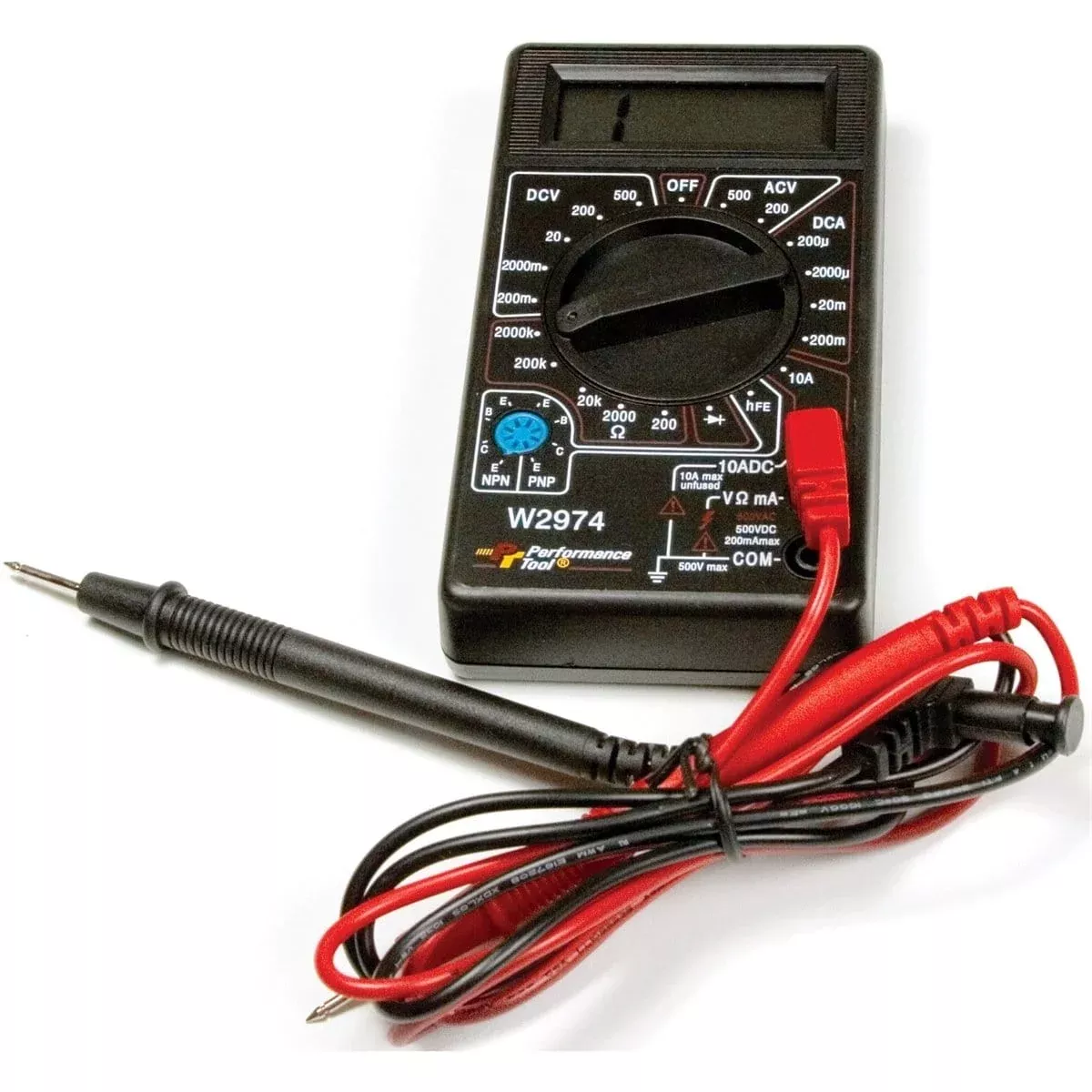 Wilmar Corp. / Performance Tool W2974 Digital Multi-Meter Tester