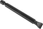 ZEPHYR E3105A3 10F-12R Slotted Power Drive Bit, For Machine Screws, 1/4” Full Body Hex Shank