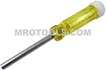 ZEPHYR H105MA Hand Driver, Magnetic Aluminum Shank, Plastic Handle with Bit Storage