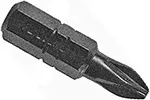 ZEPHYR PZ1231A Zephyr 5/16” Pozidriv #1 Hex Shank Insert Bits, For Machine Screws