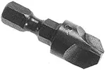 ZEPHYR TW6B5 #6 Tri-Wing Bullnose Power Drive Bit, 5/16” Hex Shank