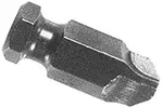 ZEPHYR TW7 #7 Tri-Wing Power Drive Bit, 7/16” Hex Shank