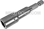 ZEPHYR Z10MSHL-8MM Nutsetter, Magnetic, Metric, 1/4” Hex Shank