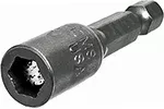 ZEPHYR Z10SHL-3/8 Nutsetter, Non-Magnetic, 1/4” Hex Shank